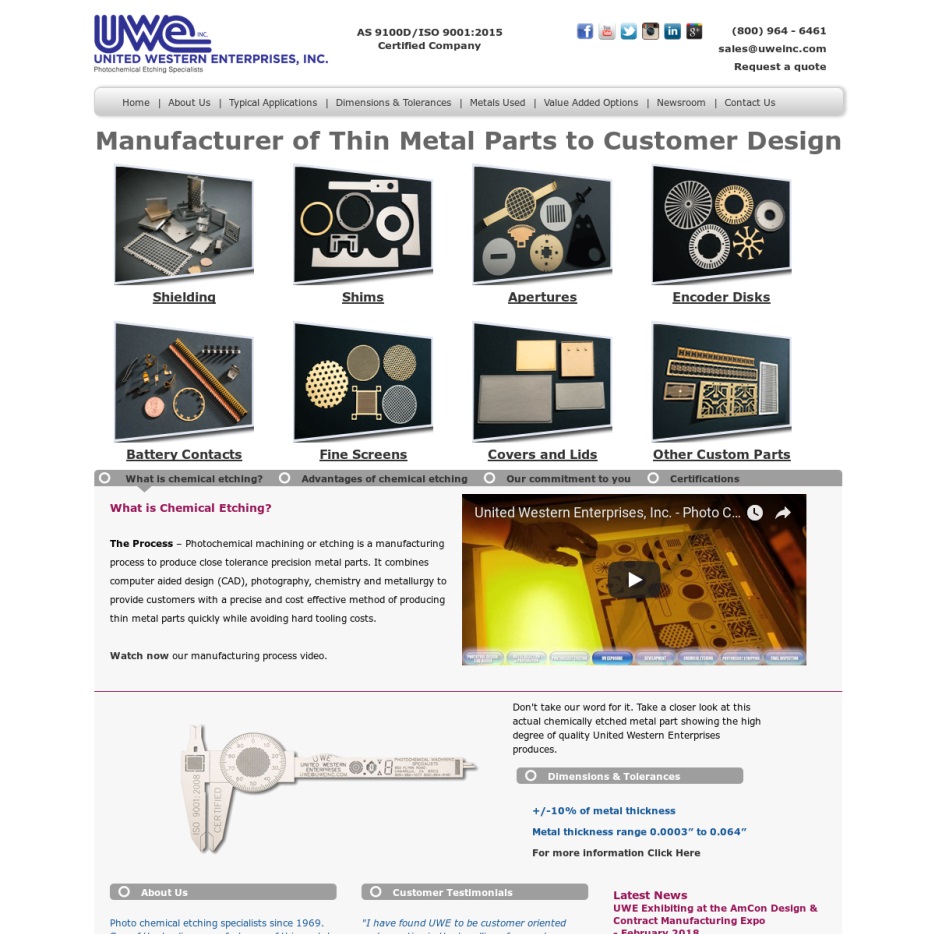 Metal Etching Companies Metal Etching Services