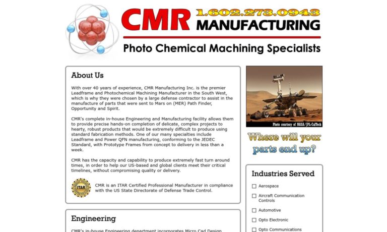 CMR Manufacturing