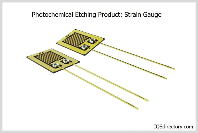 Photochemical Etching Strain Gauge