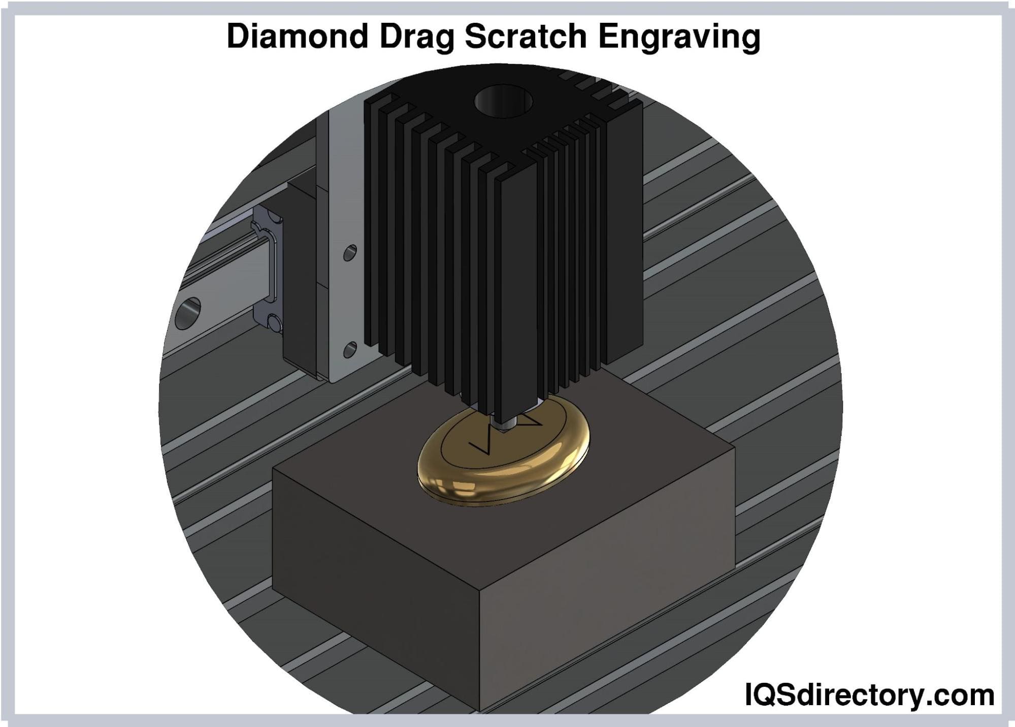 Diamond Drag Scratch Engraving